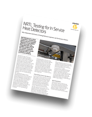NRTL Testing for In Service Heat Detectors | Fact Sheet