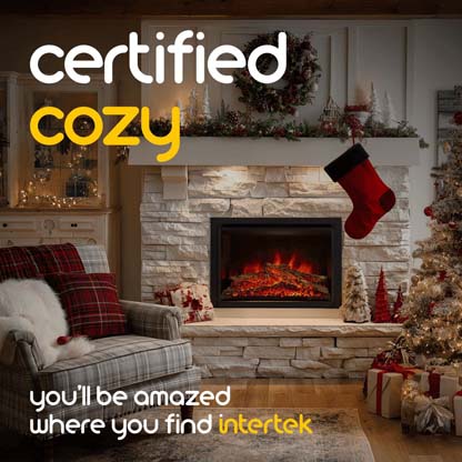 A fireplace adorned with winter holiday decorations