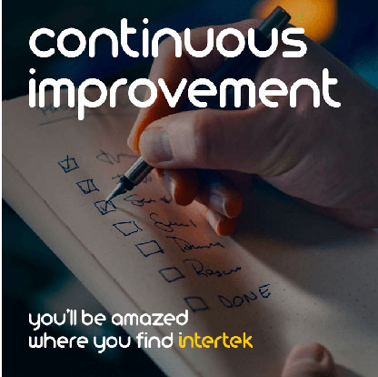 A person checking off boxes on a piece of paper